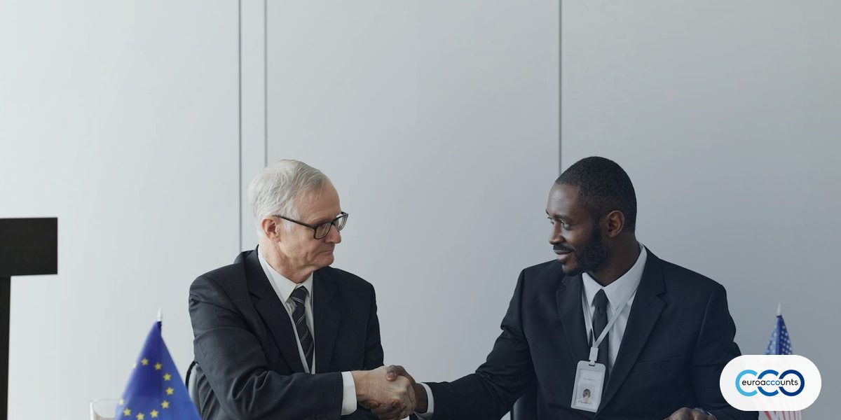 International business meeting — EU and US partners