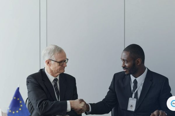 International business meeting — EU and US partners